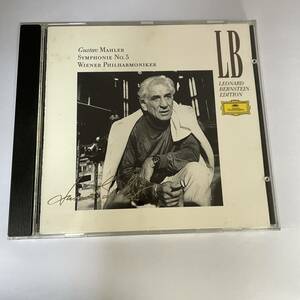 E852☆マーラー【CD/西独盤/蒸着仕様】MAHLER: SYMPHONIE NR. 5 WIENER PHILHARMONIKER / BERNSTEIN☆