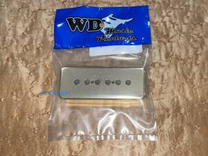 新品WD Music純正 P-90 Pickup Cover Pickup Cover Gold GibsonギブソンSize ハムバッカー ピックアップ カバー ゴールド 弦間ピッチ10mm