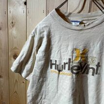 【KY613】Hurley 半袖Tシャツ ベージュ レディース S ポス_画像1