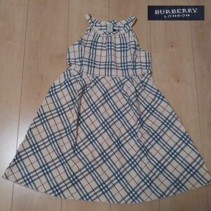 ★BURBERRY LONDON★ バーバリー ロンドン ノバチェック ワンピース　ガールズ 女の子 120㎝　三陽商会　