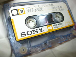 使用済み　中古　 カセットテープ　SONY　C30　Type1　 ノーマル　30分　1本　爪あり　No.1410
