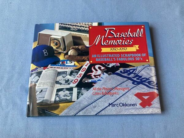 【MLB】607　中古アメリカ野球本『 BASEBALL　MEMORIES 1950-1959』 発行年：1993年 定価：$30 ページ数：236