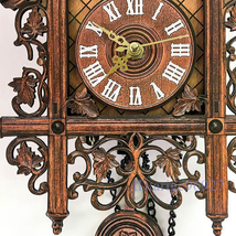G105★カッコウのウォールクロック 壁掛け時計 ハト 鳩時計 アンティーク_画像4