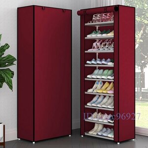 X726* new goods 10 step! many can be stored!! shoes cabinet shoes rack auger nai The - shelves space-saving stand 