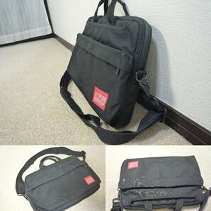 ★お洒落スマートブリーフ★ Manhattan Portage Convertible Laptop Bag Deluxe ブリーフ / ブラック色 MP1731の画像4