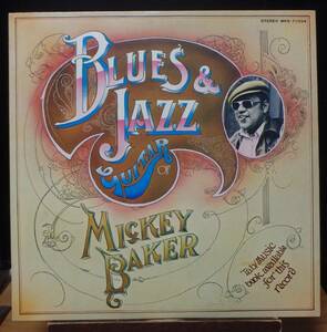 【BB355】MICKEY BAKER「Blues And Jazz Guitar」, 78 JPN 初回盤/白ラベル見本　★カントリー・ブルース/R&B