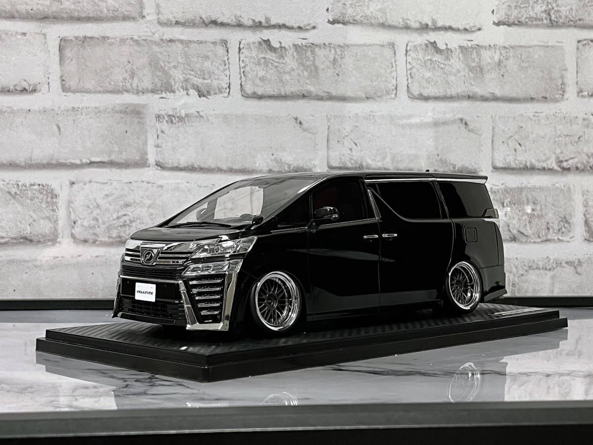 ignition mode】1/18 TOYOTA VELLFIRE (H30W) ZG (BLACK) イグニション