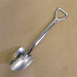  postage 130 jpy! shovel type curry spoon 
