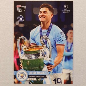 topps now card Julian Alvarez Manchester City #124 UEFA UCL 2022-23 トップスナウ フリアン・アルバレス マンチェスター・シティ 2〜10の画像1