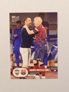 topps now card アンドレス・イニエスタ シャビ ヴィッセル神戸 バルセロナ #002 2022-23 トップスナウ カード Andres Iniesta Xavi 1