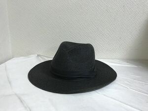  new goods unused genuine article Comme Ca Ism COMME CA ISM paper straw hat hat lady's men's Surf American Casual military business suit black black 