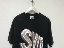 本物スワッガーSWAGGER SWGコットンプリント半袖Tシャツメンズサーフアメカジミリタリービジネススーツストリートスケーター黒ブラックL_画像2