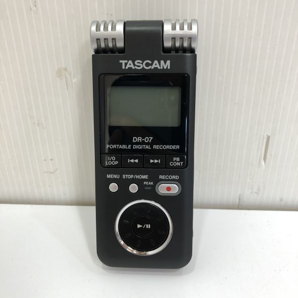 送料無料】TASCAM タスカム リニアPCMレコーダー DR-07 ブラック