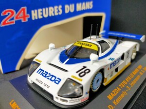 イクソ 1/43 ■ マツダ 787B #18 1991 ホワイト ル・マン / デイビッド ケネディ ステファン ヨハンソン マウリシオ サンドロ サーラ