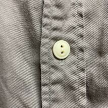 美品　JS HOMESTEAD コットンツイル　ワークシャツ グレー　長袖シャツ 日本製　JSホームステッド　ジャーナルスタンダード_画像10