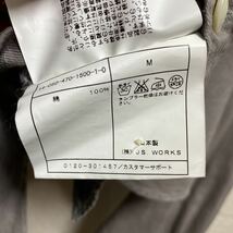 美品　JS HOMESTEAD コットンツイル　ワークシャツ グレー　長袖シャツ 日本製　JSホームステッド　ジャーナルスタンダード_画像6