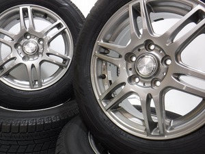 15インチ IG60 195/65R15 6J+53 114.3 ノア/ヴォクシー バリ溝 中古スタッドレスタイヤホイール【4本セット】送料無料(ASA15-0660）