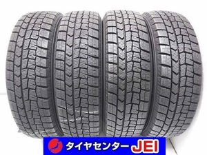 155-80R13 9分山 ダンロップ ウィンターマックス 2020年製 中古タイヤ【4本セット】送料無料(AS13-2775）