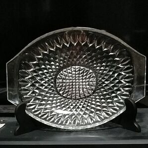 昭和レトロ 硝子の皿