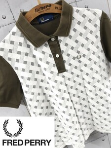 FRED PERRY　レース　ポロシャツ　フレッドペリー　FREDPERRY