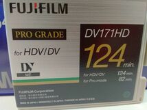 ★未使用【PDV-64/184N DV171HD 3本セット】SONYソニー FUJIFILMフジフィルム DVカムCAMラージスタンダード分 業務用ビデオテープ 中古安い_画像2