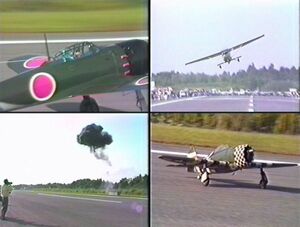 * valuable image *[BYRON AIR-SHOW IN AMI 1992 VHS videotape ] Byron. air show . see flight place Heisei era 4 year RC radio-controller war . airplane not yet DVD rare.