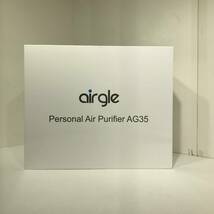 【未開封】airgle エアグル AG35 パーソナル 空気清浄機 コンパクトタイプ ウイルスブロックフィルター搭載 約1.8畳 _画像1