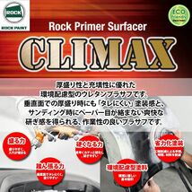 ロックプラサフクライマックス プラスチック仕様 ホワイト 2kgセット/ロックペイント プラサフ ホワイト 塗料 Z26_画像2