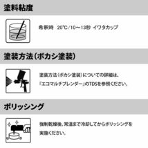 エコロック ハイパークリヤー LW 500g/ロックペイント クリヤー 塗料 Z24_画像7