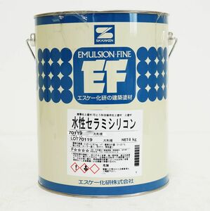 水性セラミシリコン 半艶 4kg 濃彩色 エスケー化研 外壁用塗料 Z26