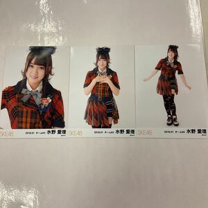 SKE48 水野愛理 チームKⅡ 2018年 1月 月別 ランダム 生写真 コンプ SK290