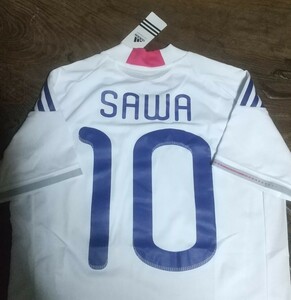 [値下げ交渉] 2011年 なでしこジャパン / 女子日本代表 選手用 澤 adidas 検)WOMEN WORLD CUP JAPAN PLAYER SHIRT SAWA ワールドカップ Y2K