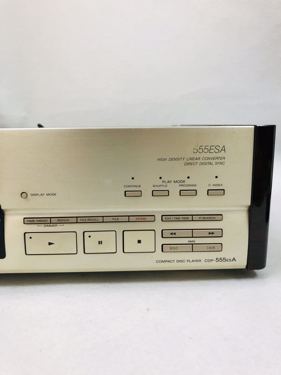 SONY CDP-555ESA CDプレイヤー 音響 ソニー 動作確認済み B2 | JChere