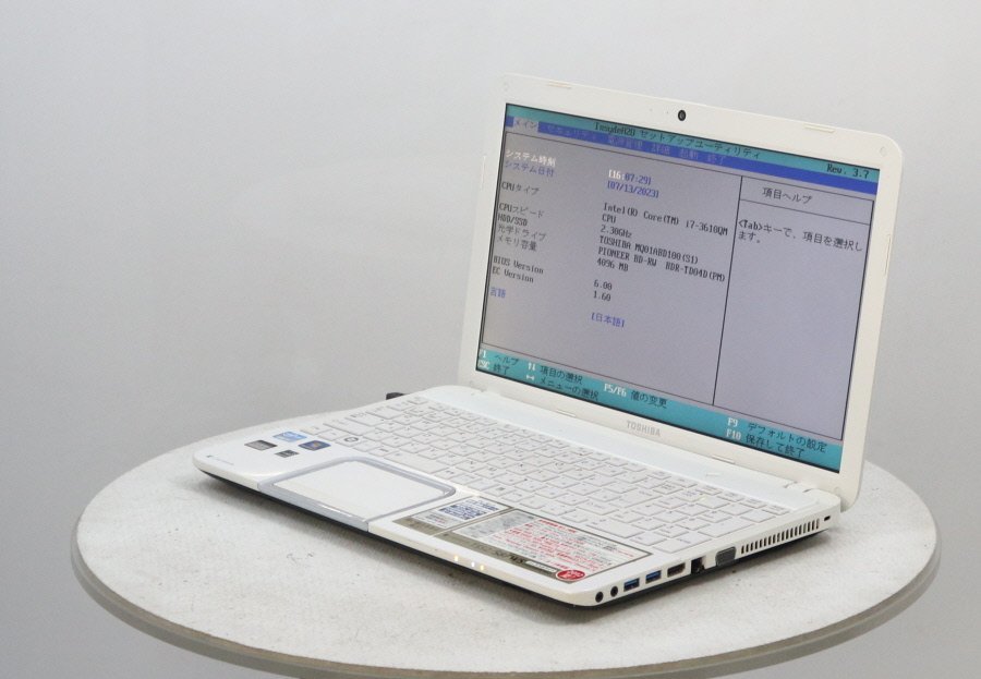 新品SSD】東芝dynabook T552/47GB Core i5-3210M 2.5GHz 4GB SSD1TB