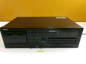 (S-1359)TEAC コンパクトマルチディスクプレイヤー 3CD カセットデッキ AD-600　ジャンク