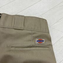 1087◎ Dickies ディッキーズ パンツ ボトムス ズボン スラックス ワーク ジップフライ カジュアル ベージュ メンズ32×34_画像4