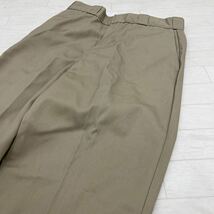 1087◎ Dickies ディッキーズ パンツ ボトムス ズボン スラックス ワーク ジップフライ カジュアル ベージュ メンズ32×34_画像3