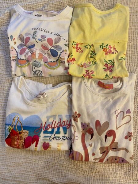 110〜130 子供服 半袖Tシャツ 4点セット