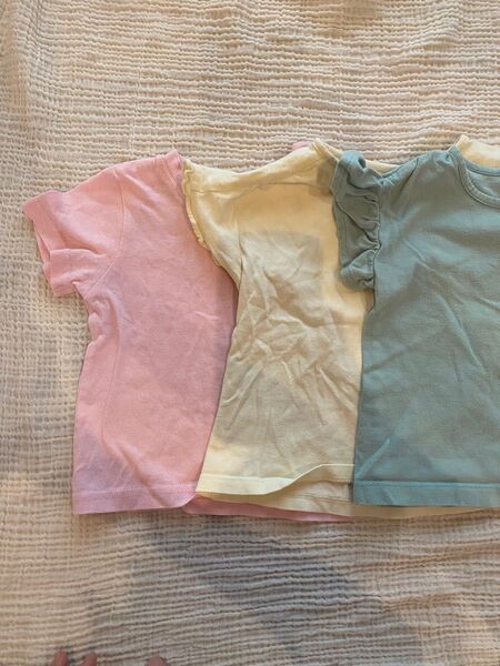 UNIQLO 半袖Tシャツ Tシャツ 半袖 3枚セット 80