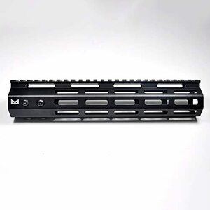 MIDWEST タイプ M-LOK ハンドガード 10inch サバゲー ミリタリー パーツ 装備 (BK 黒 ブラック)