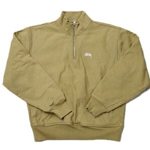 STUSSY Stock Logo Mock Neck Sweat