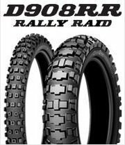 ☆前後セット 新品 国内正規品 DUNLOP RALLY RAID D908RR 　ラリーレイド D908RR 90/90-21 54S & 150/70B18 70S ビックオフ ラリータイヤ