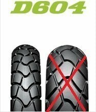 ☆製造年新しい　室内保管　ダンロップ　Buroro D604 　2.75-21 45P（前側）のみ　セロー250　XLR200R 　ＤＴ125　シェルパなどに