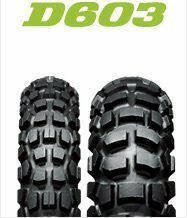 ☆フルセット ダンロップ Buroro D603 2.75-21 45P 　 4.10-18 59P　XLR200R NX125 DT125 シェルパなどに　チューブ　リムバンド付