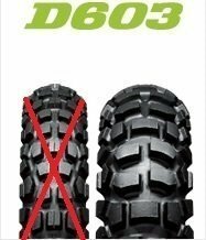 ☆製造年新しい　室内保管　ダンロップ　Buroro D603 　120/90-18 65P（後側のみ）