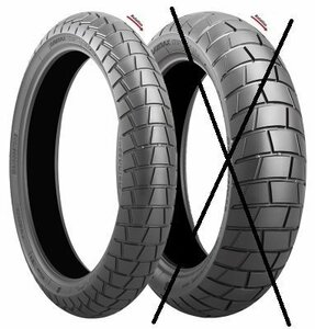 ☆未使用新品 BATTLAX AT-41 正規新製品 ブリヂストン AT41 110/80R19 59V　フロント用　片輪のみ