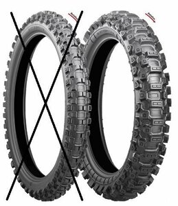 ☆前後セット 未使用新品！ 正規新製品！　ブリヂストン バトルクロス X31　BRIDGESTONE BATTLECROSS X31 100/90-19 57M リア用 片輪のみ