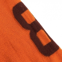 【美品】パーリーゲイツ タートルネックセーター オレンジ ニット コットン94％ メンズ 5(L) ゴルフウェア PEARLY GATES_画像8