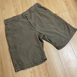 《Used》 CARHARTT ショートパンツ 36 ショーパン ブラウン ハーフパンツ カーハート