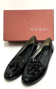  new goods unused *REGAL[ Reagal ] tassel enamel shoes 24.5cm